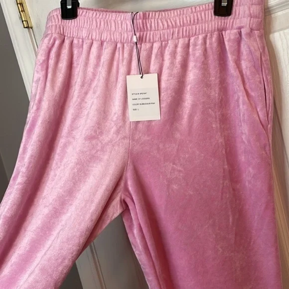 NWT Revolve Brand Generation Love Bubblegum Pink Ivy Joggers - Picture 8 of 13
